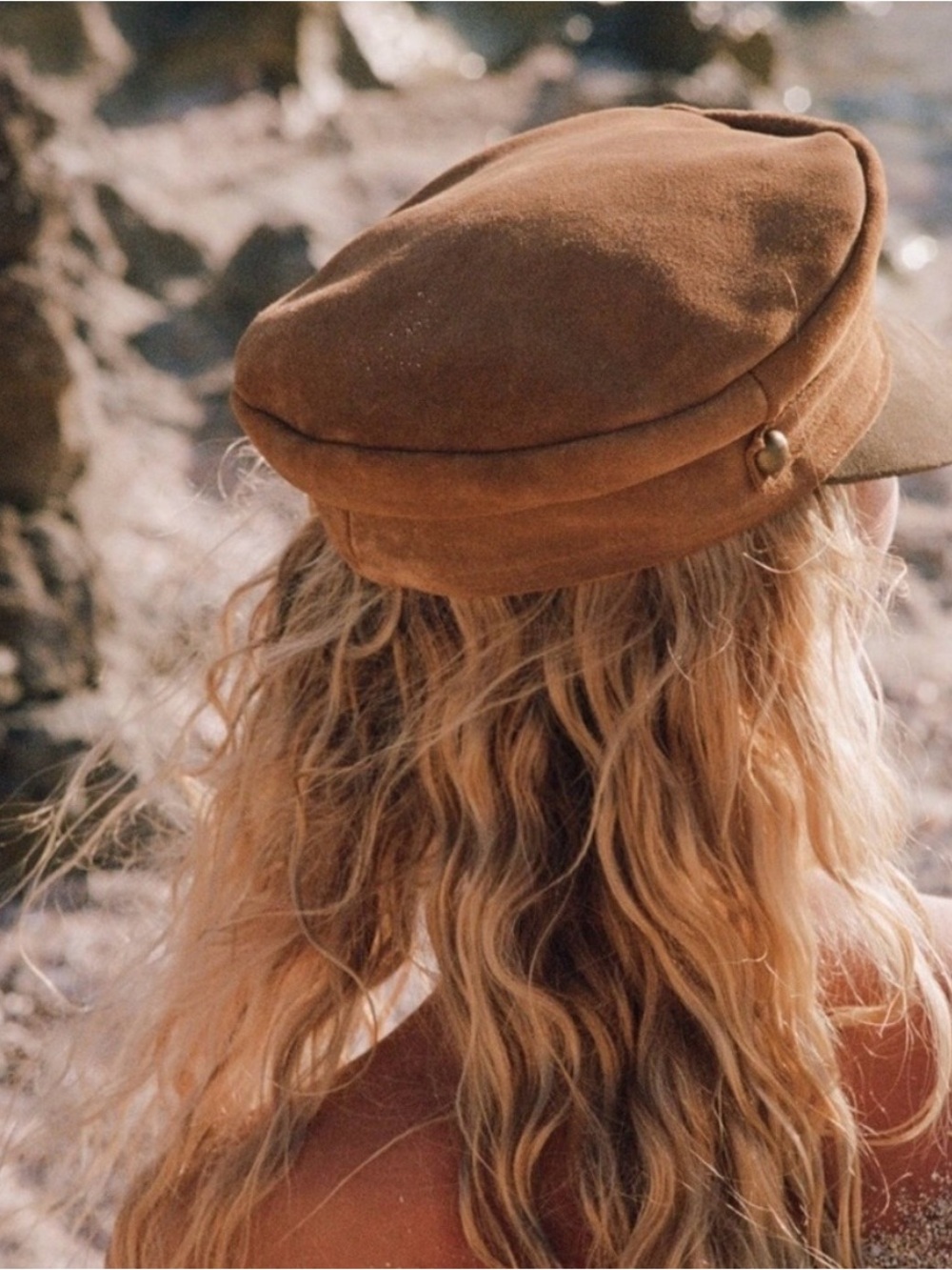 Lack Of Color Unisex Lola Paperboy Suede Hat - Picture 4 of 9